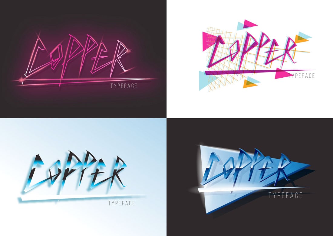 copper 80s Fonts: A Retro Typographic Trend (+ Examples) design tips 