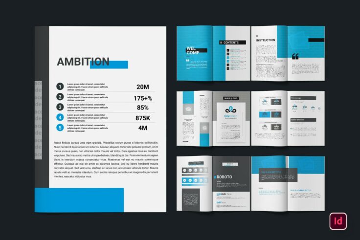 View Information about Corporate Brand Manual InDesign Template