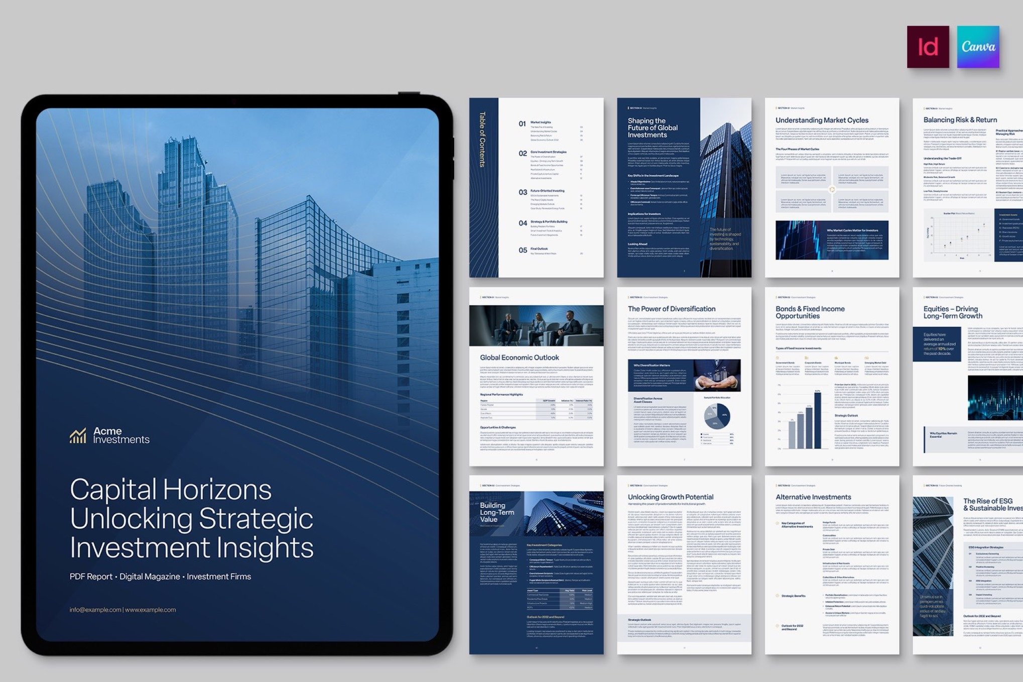 Corporate Digital Brochure & eBook Template