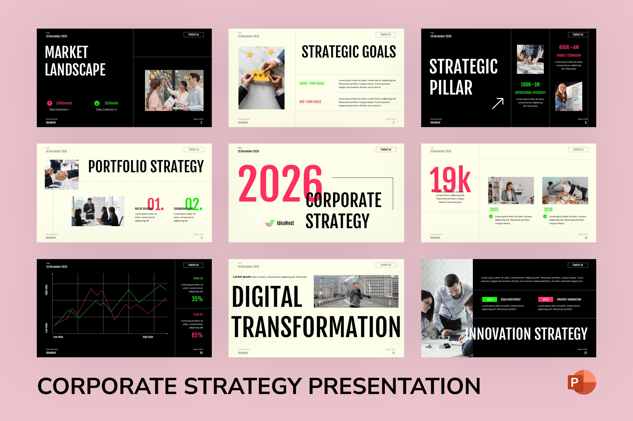 Corporate Strategy PowerPoint Template