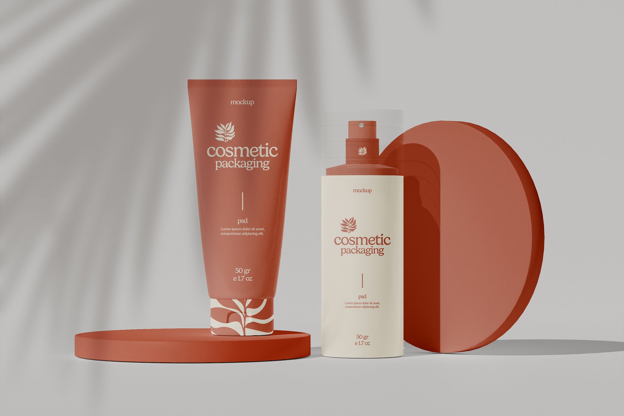 Cosmetic Creams Mockup