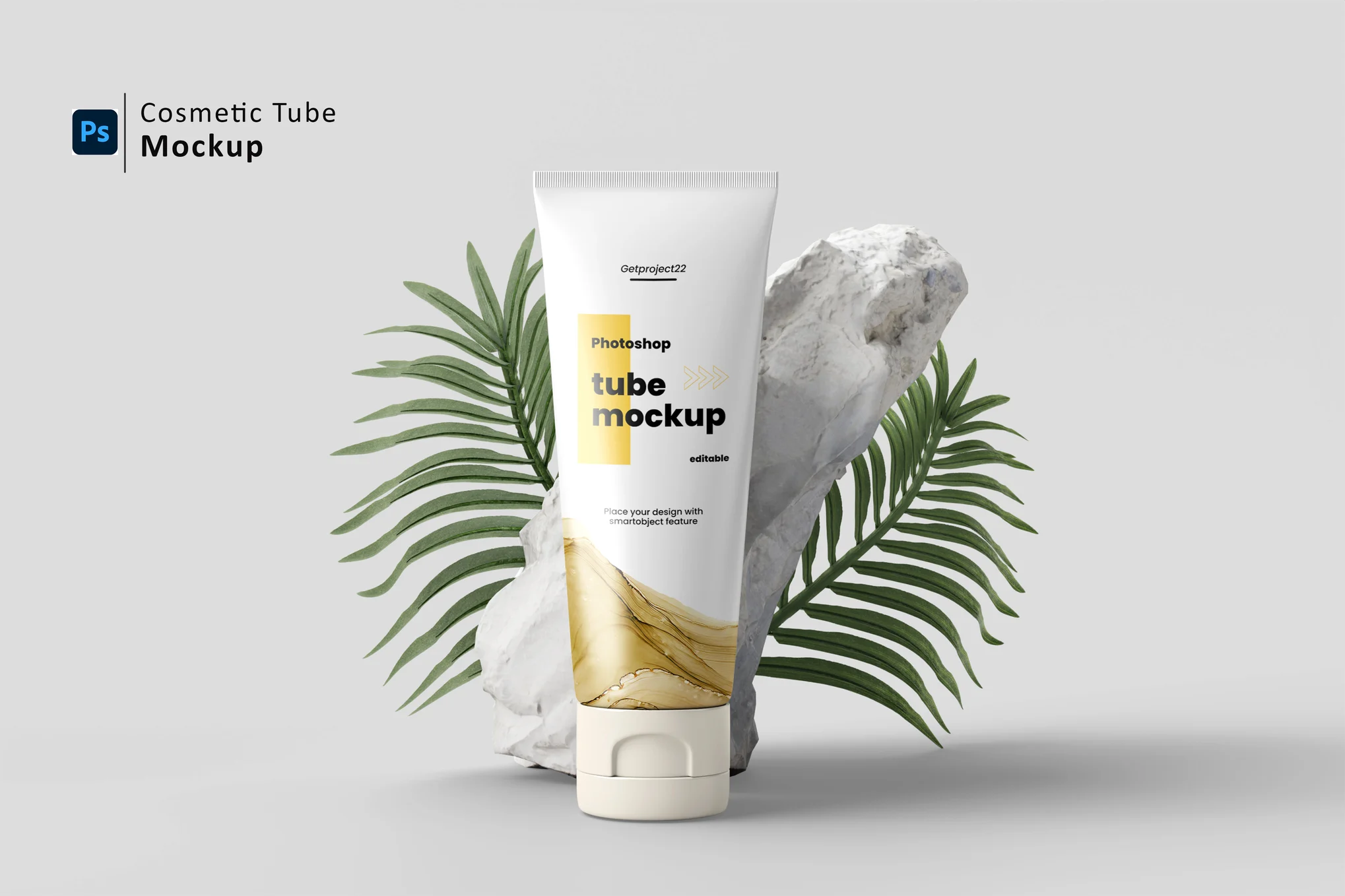 Cosmetic Tube Bottle Mockup