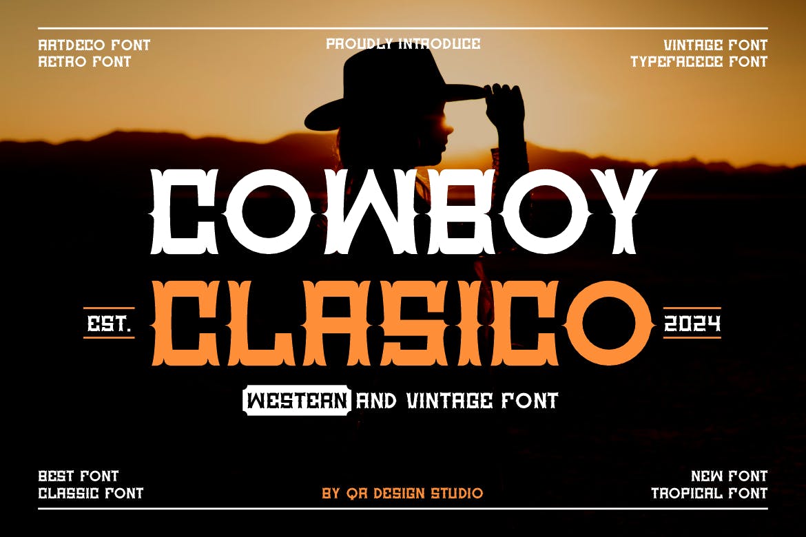 Cowboy Clasico - Western & Vintage Font