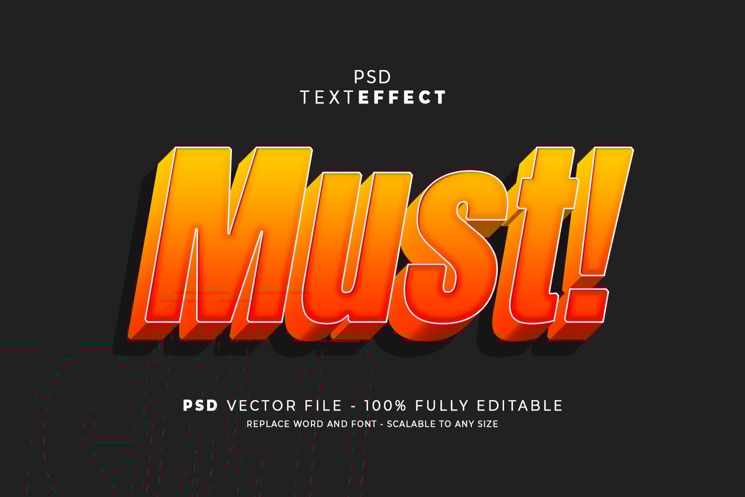 Creative 3D Text Effect for Photoshop