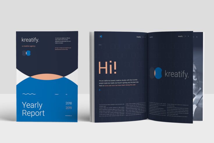 View Information about Creative Annual Report INDD Template