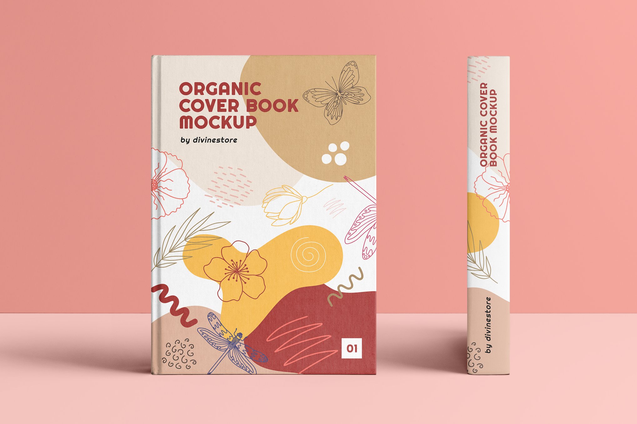 Creative Book Cover Mockup
