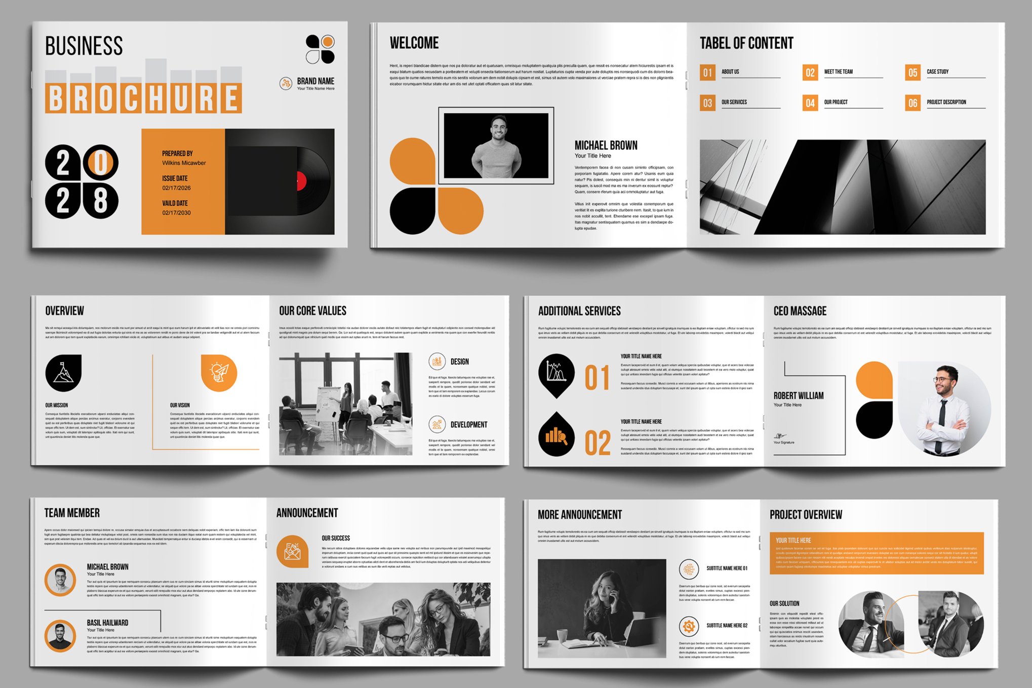 Creative Business Brochure InDesign Template