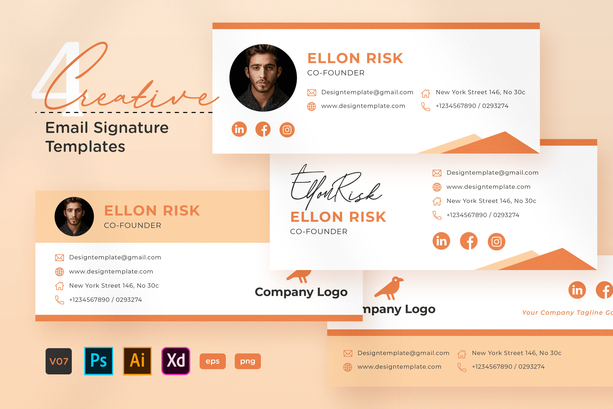 Creative Email Signature Template