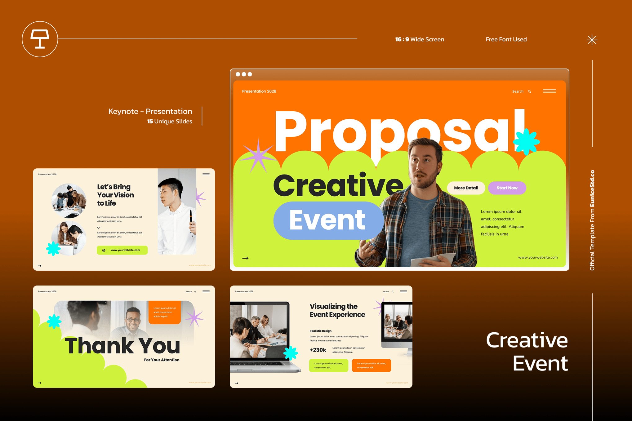 Creative Event Proposal Keynote Template