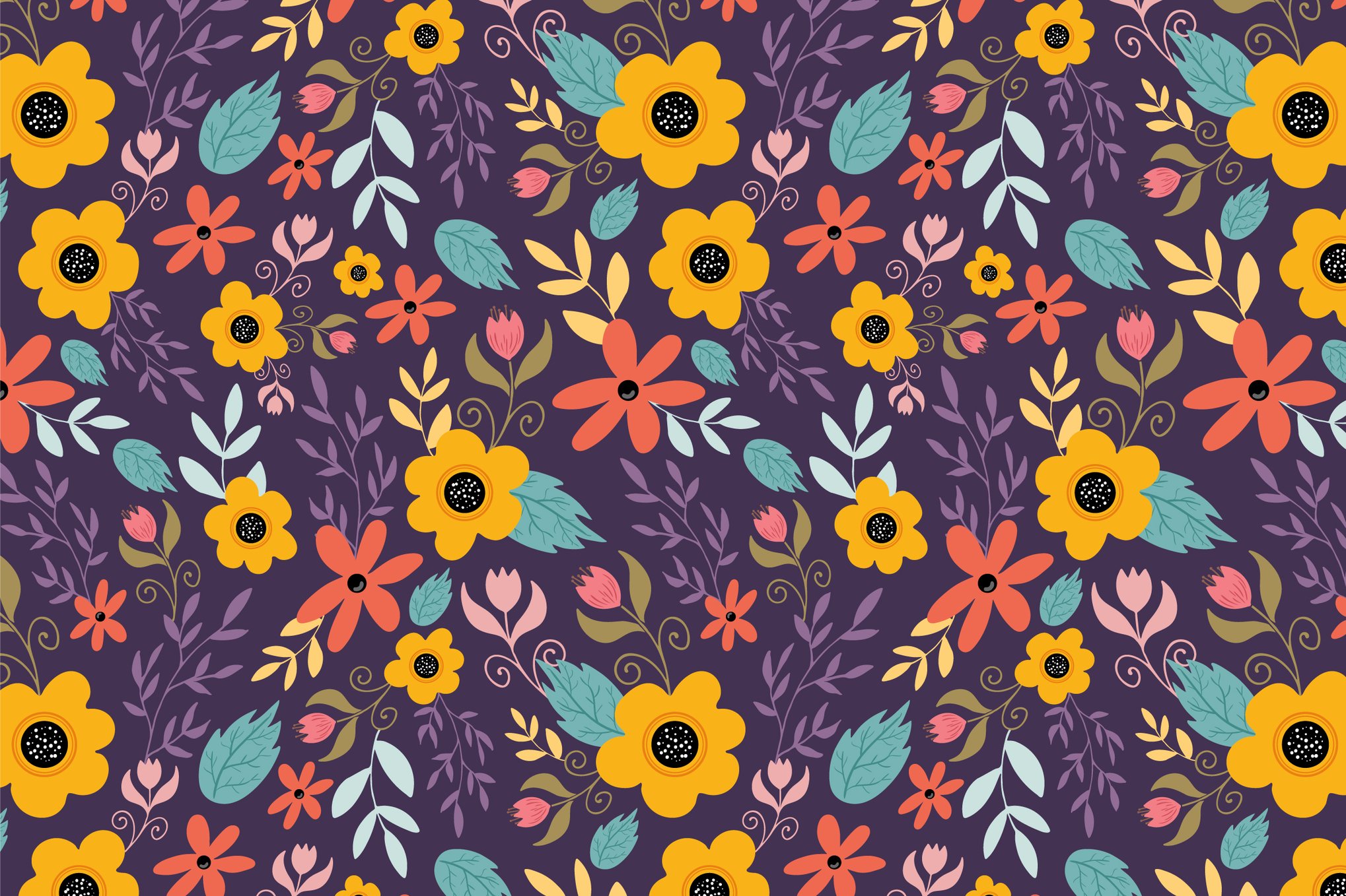 Creative Flower Background & Pattern
