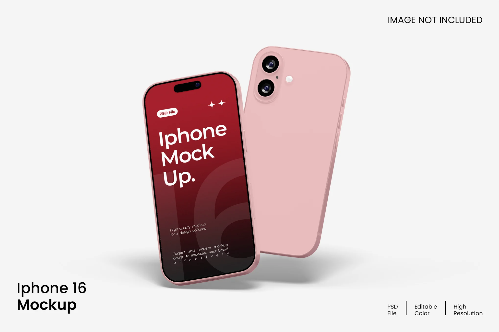 Creative iPhone 16 Mockup