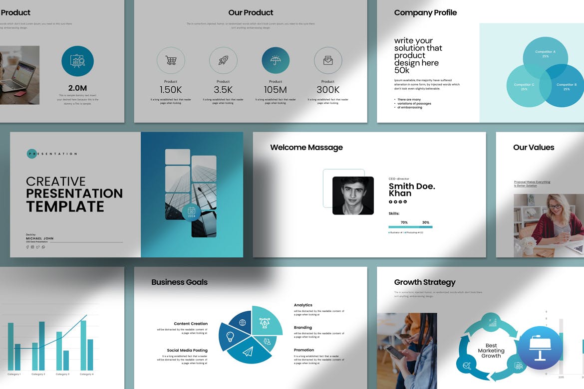 Creative Keynote Presentation Template