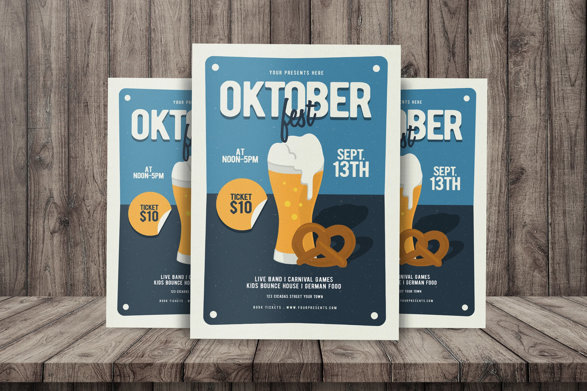 Creative Oktoberfest Flyer Template