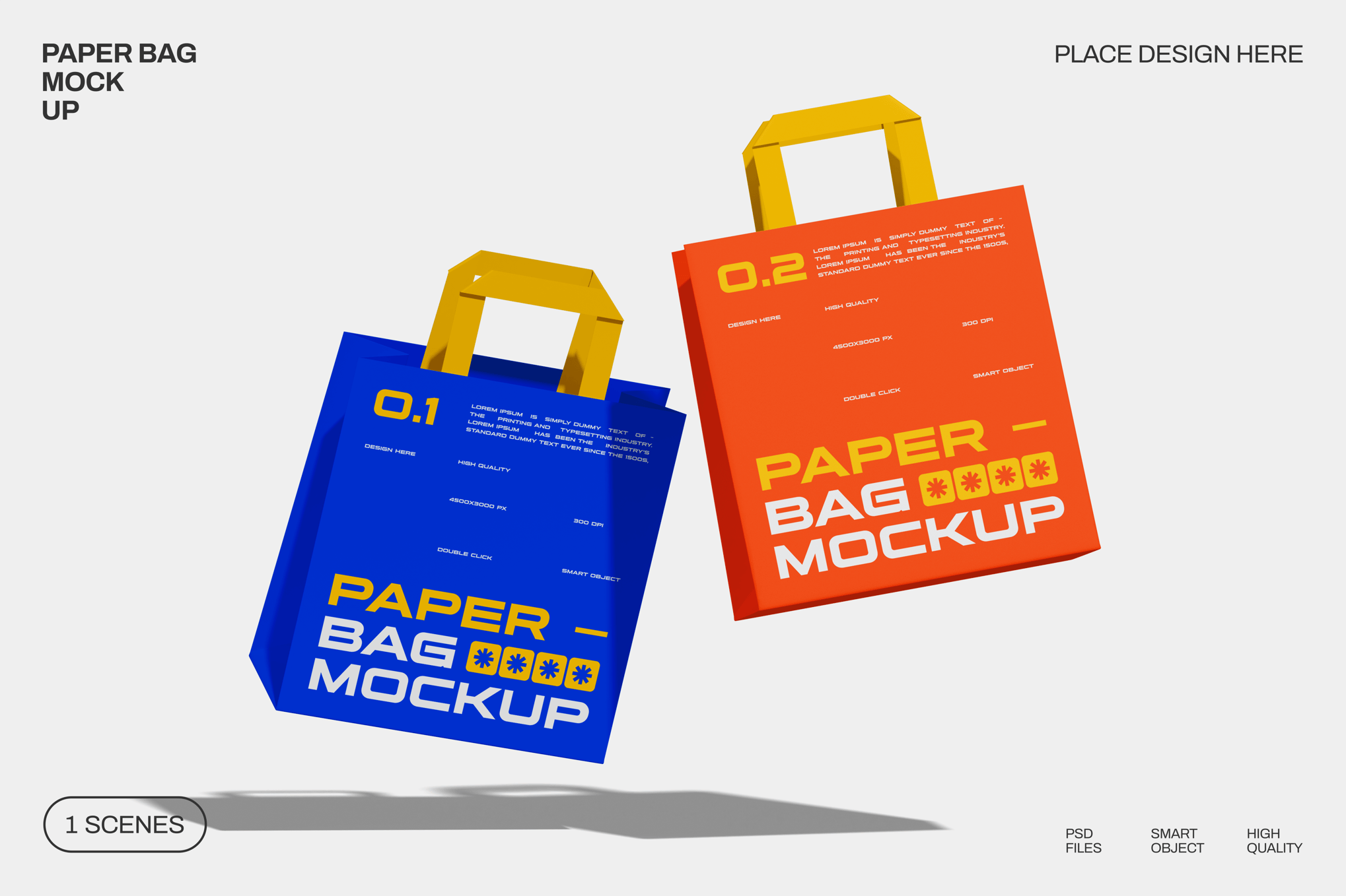 Creative Paper Bag Mockup