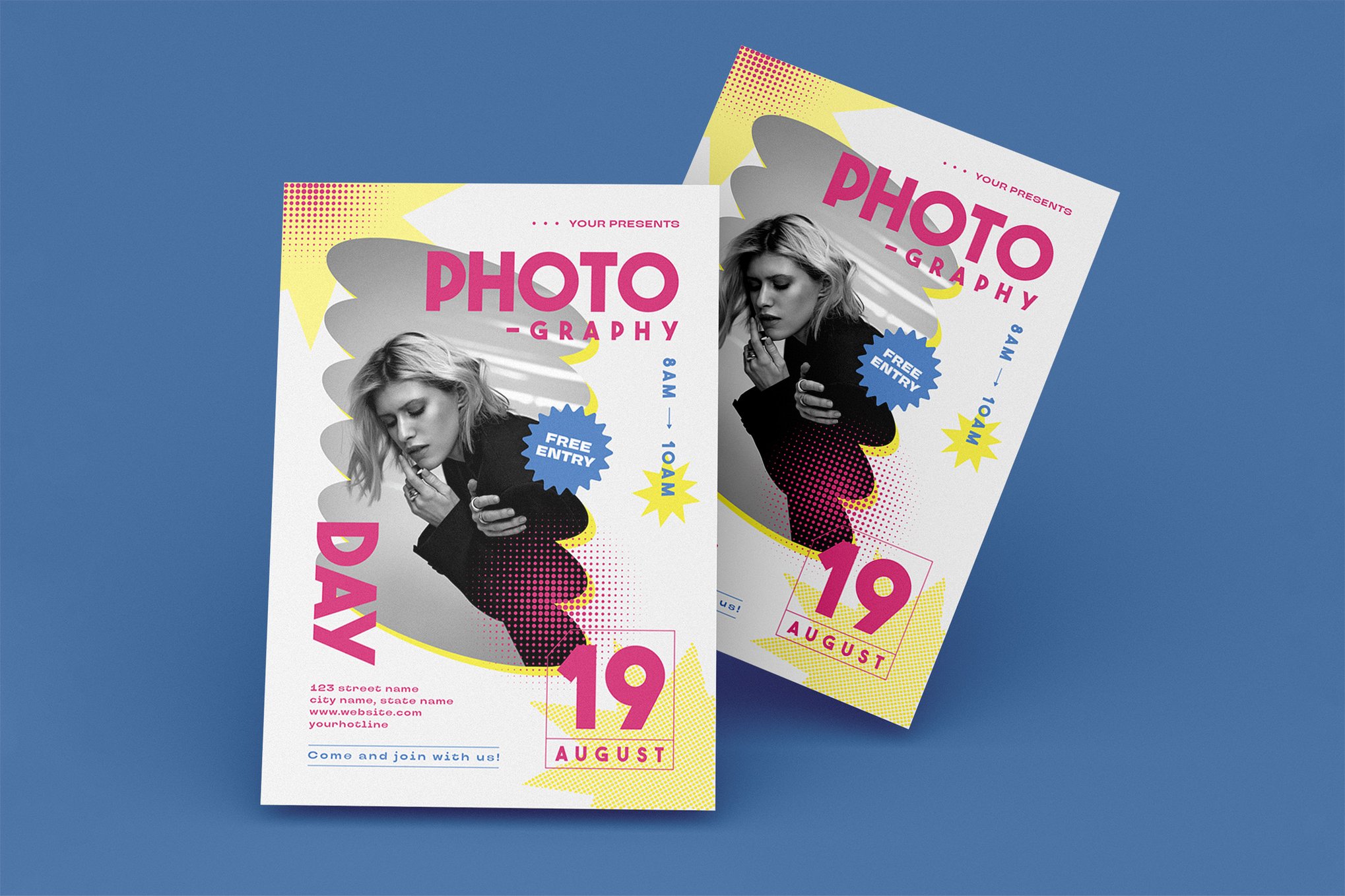 Creative Photography Day Flyer Template