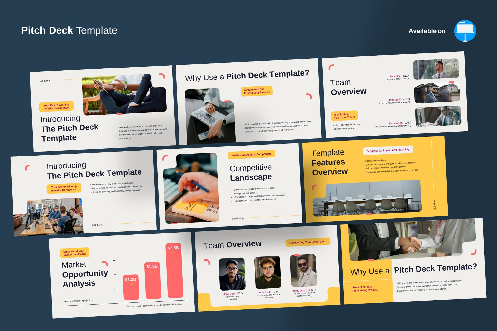Creative Pitch Deck Keynote Template