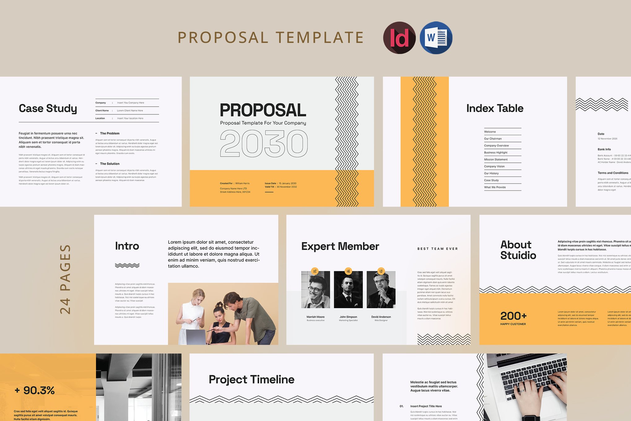Creative Proposal Landscape Brochure Template