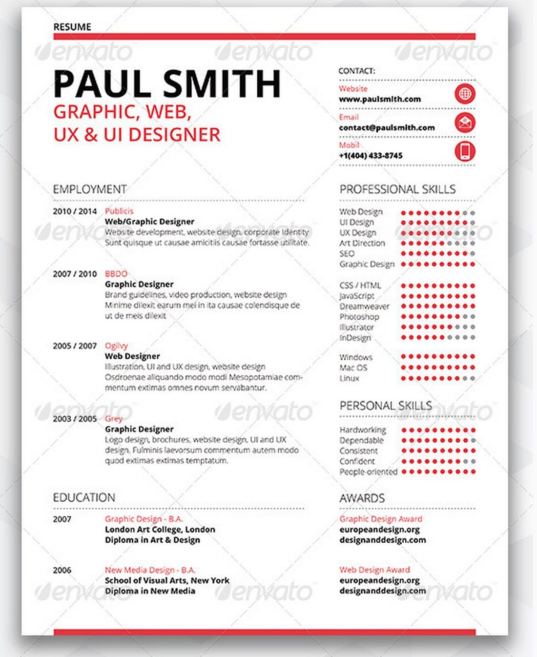 creative-resume-1 20+ Best Pages Resume & CV Templates design tips