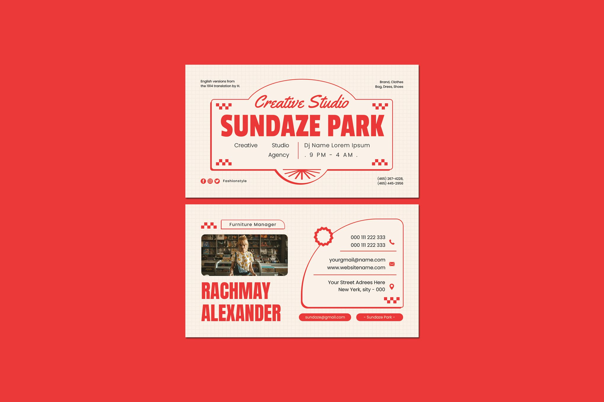Creative Studio Business Card Template