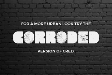 First alternate image for Cred Typeface