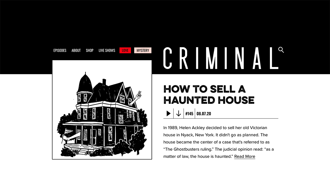 criminal-podcast What’s Your Design Diet? Music, Podcasts & Books to Keep You Inspired design tips 