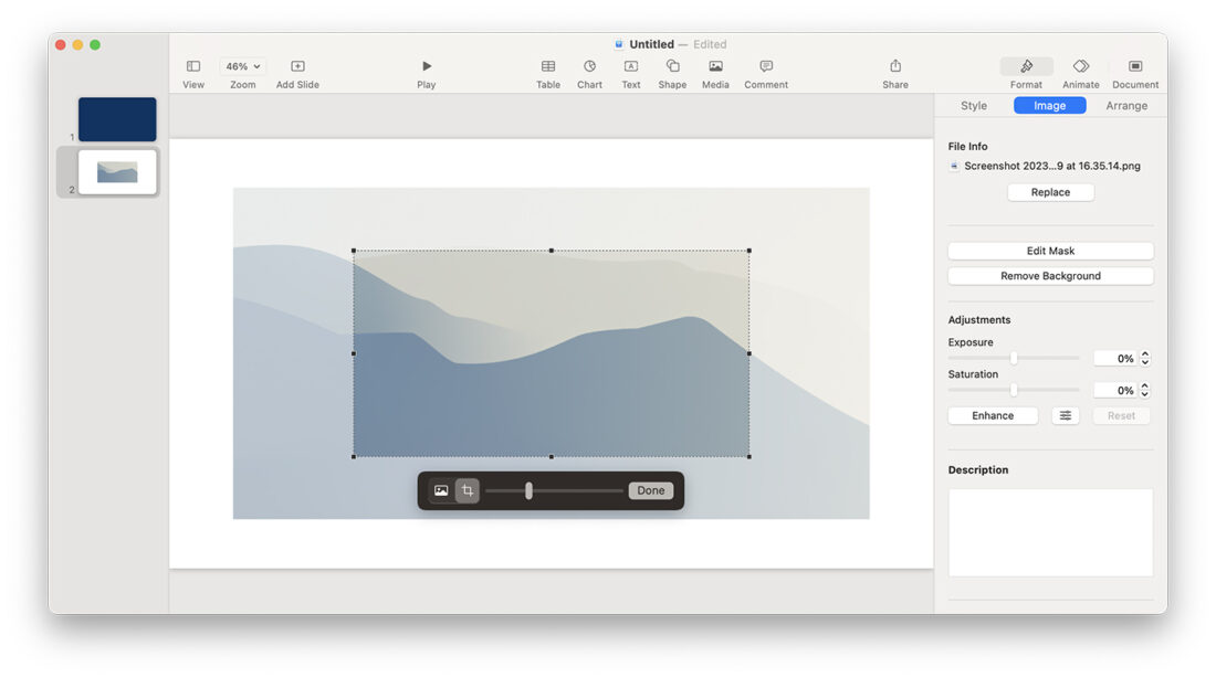 How to Crop an Image in Keynote Design Shack