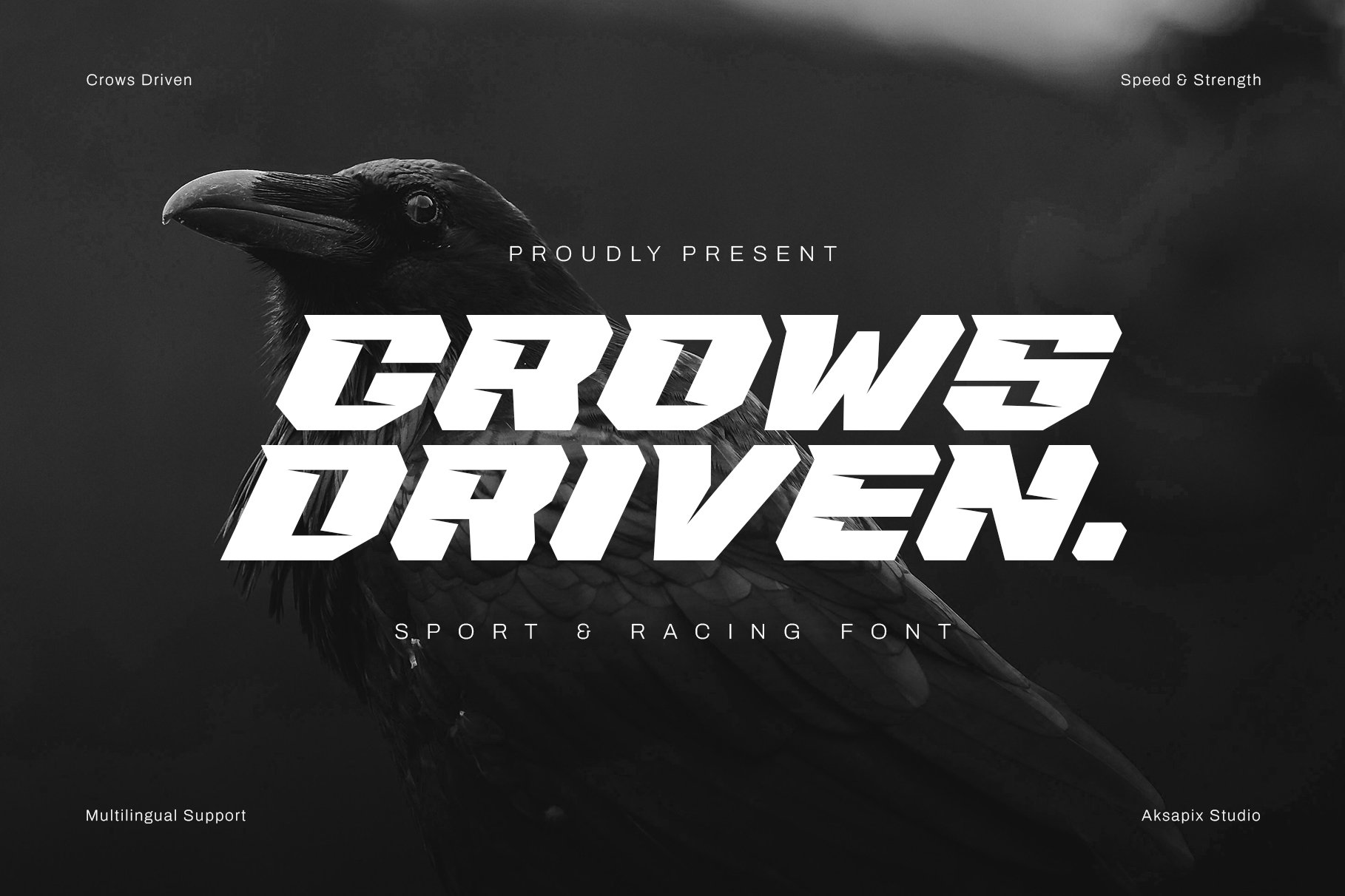 Crows Driven - Sport & Racing Font