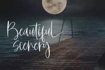 Second alternate image for Crustin Modern Calligraphy Font