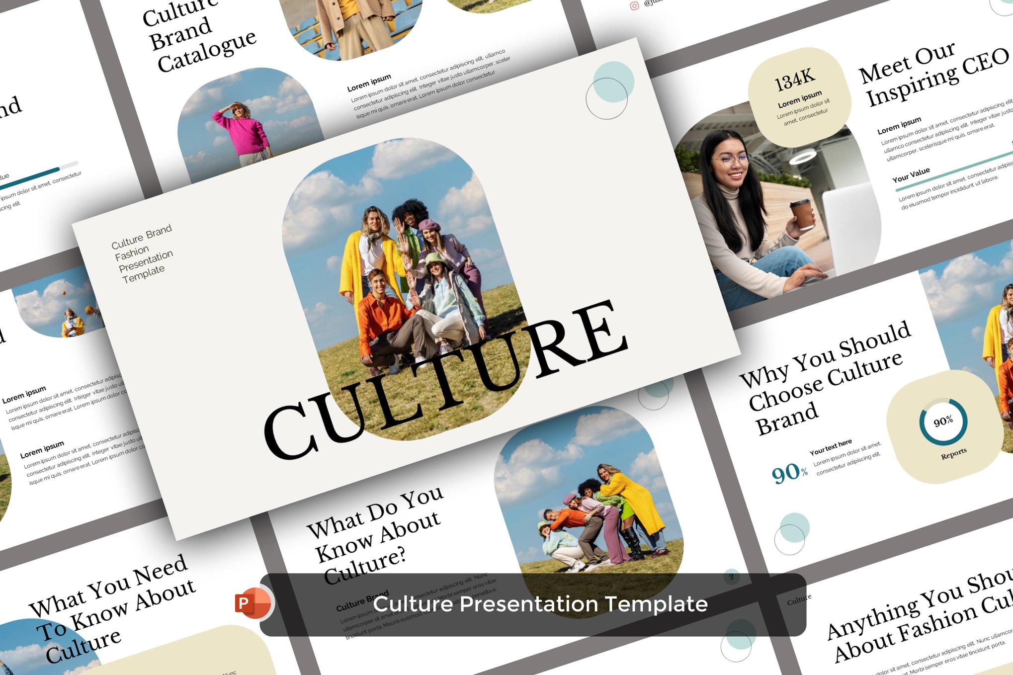 Culture Aesthetic - Classic PowerPoint Template