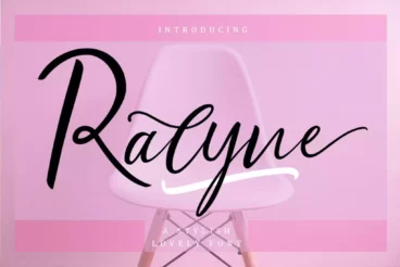 Ralyne Beautiful Cursive Typeface
