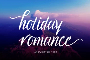 Holiday Romance Lovely Cursive Font