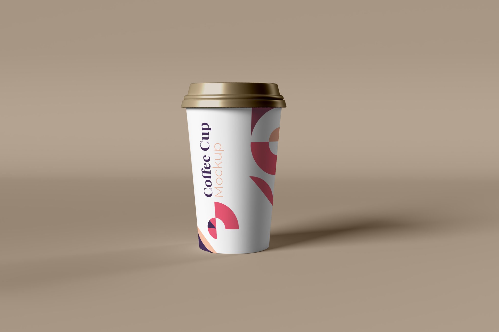 Customizable Coffee Cup Mockup PSD