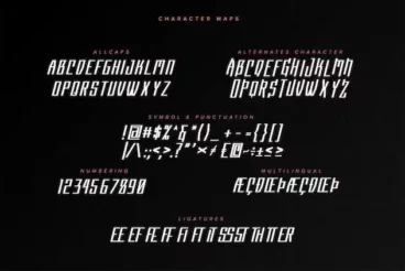 Second alternate image for Cyberflash Techno Cyberpunk Font