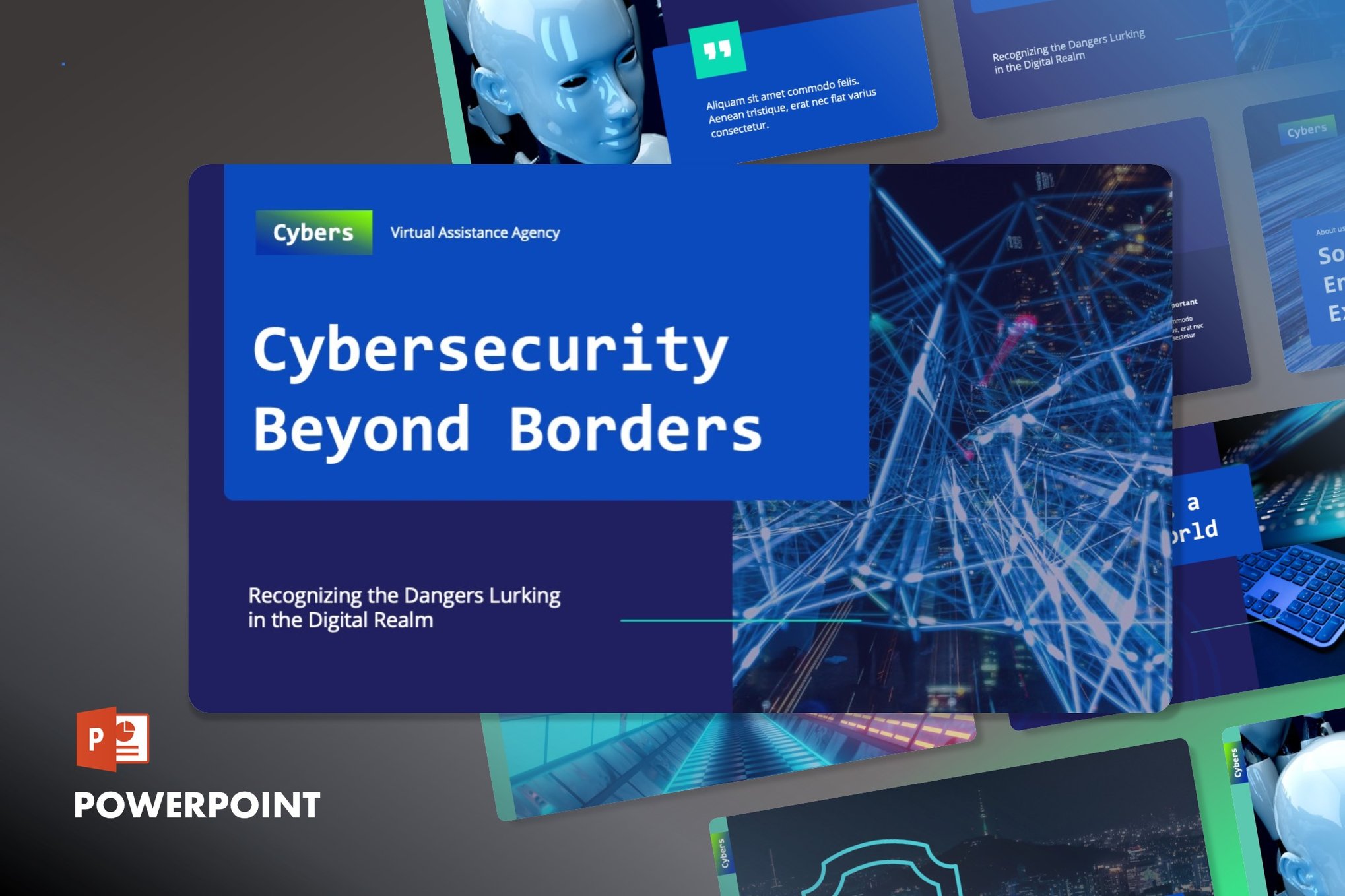 Cybers - Cyber Security PowerPoint Template