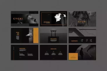 First alternate image for Cygni Photography PowerPoint Template