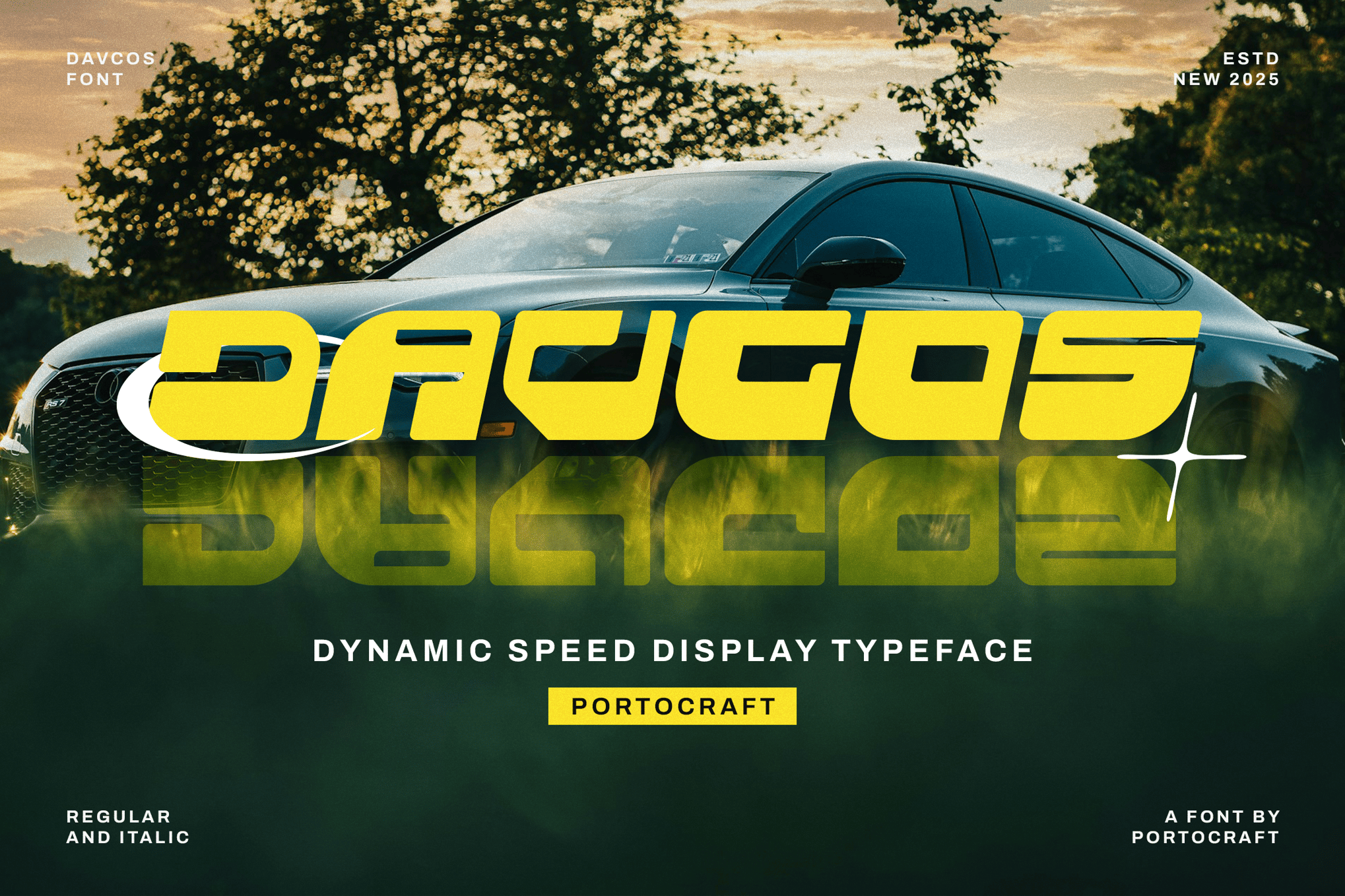 Davcos - Dynamic Speed Font
