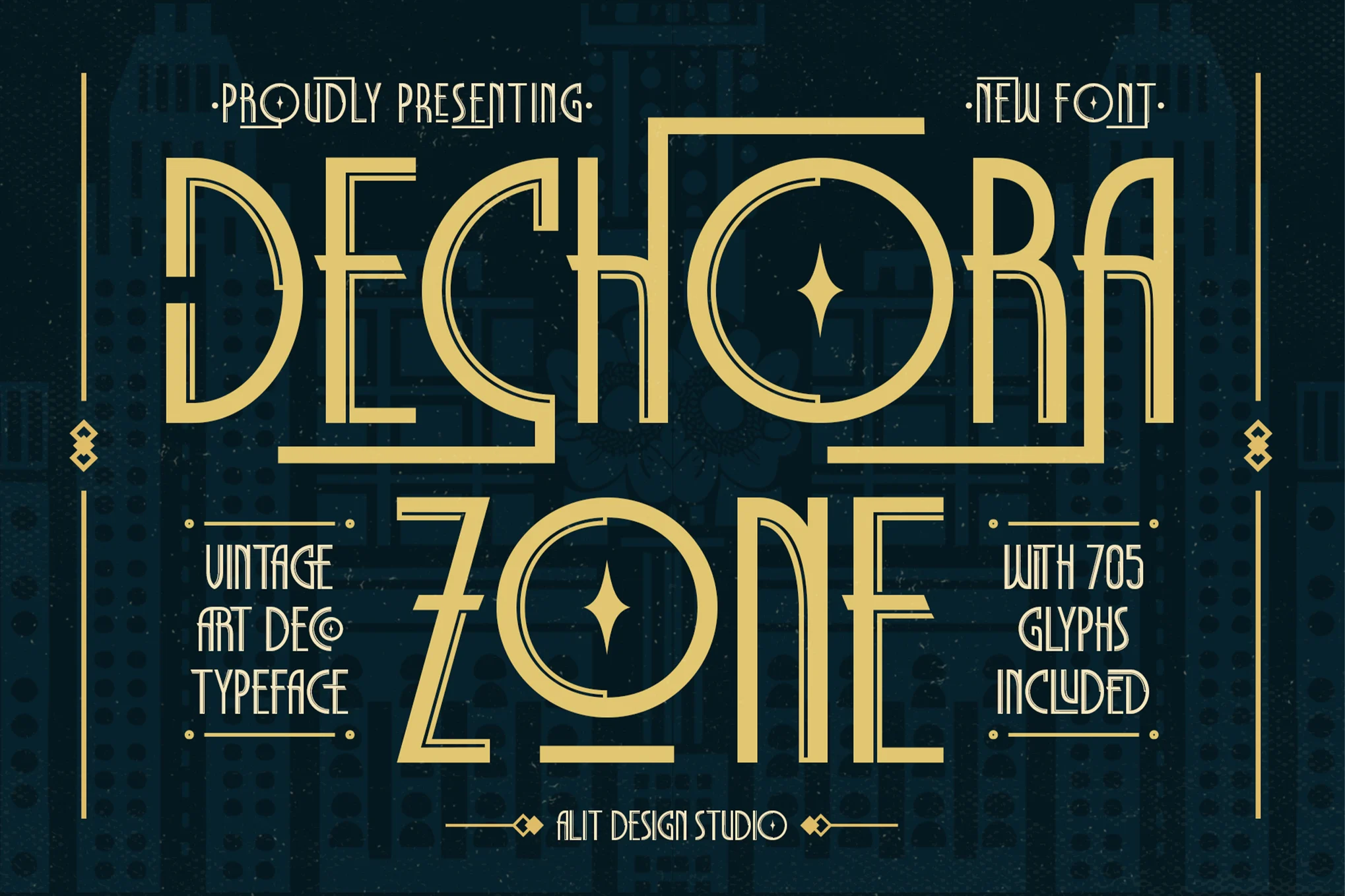 Dechora Zone - Art Deco Font