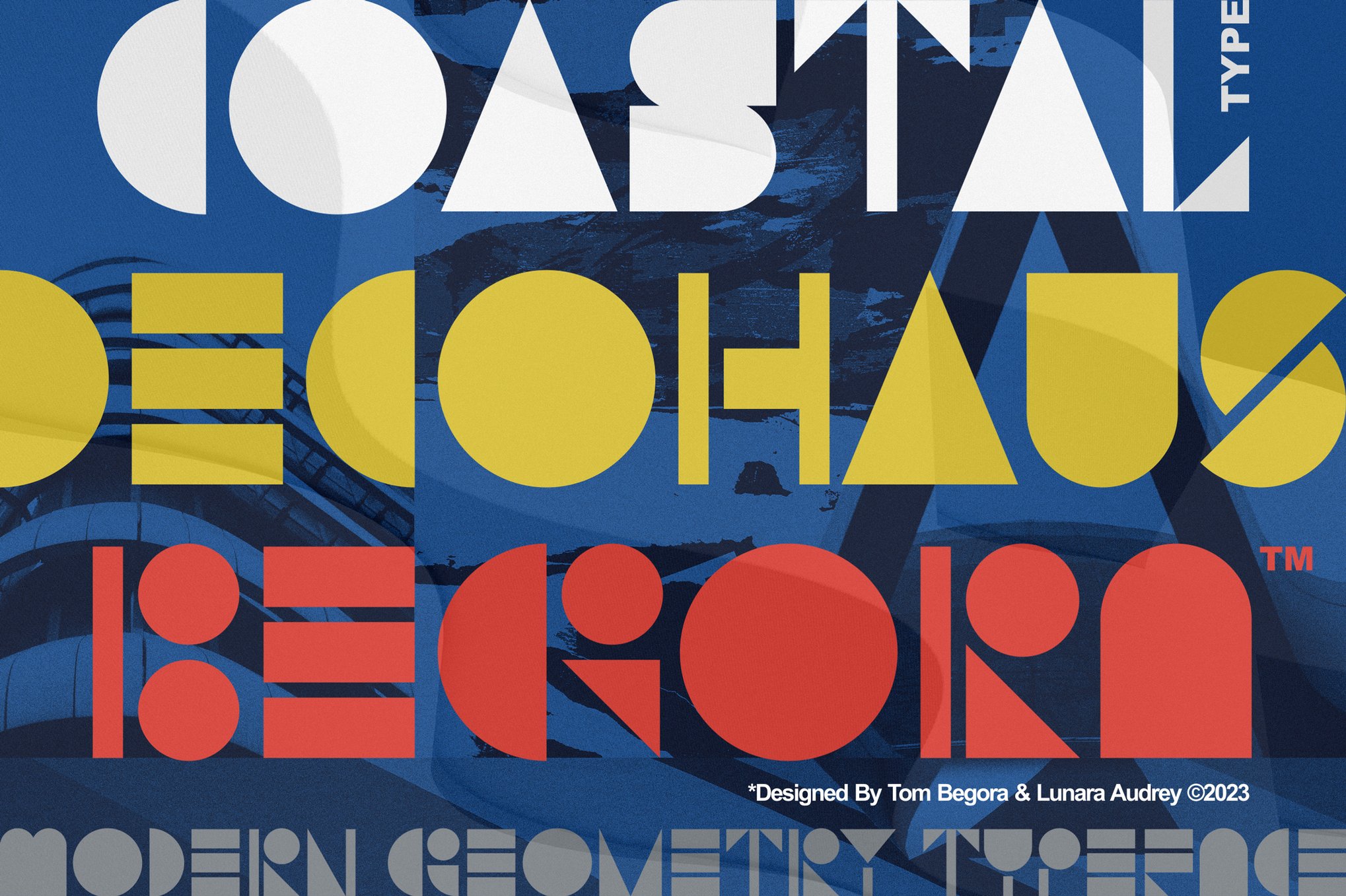 Decohaus Begora - Bauhaus Style Font