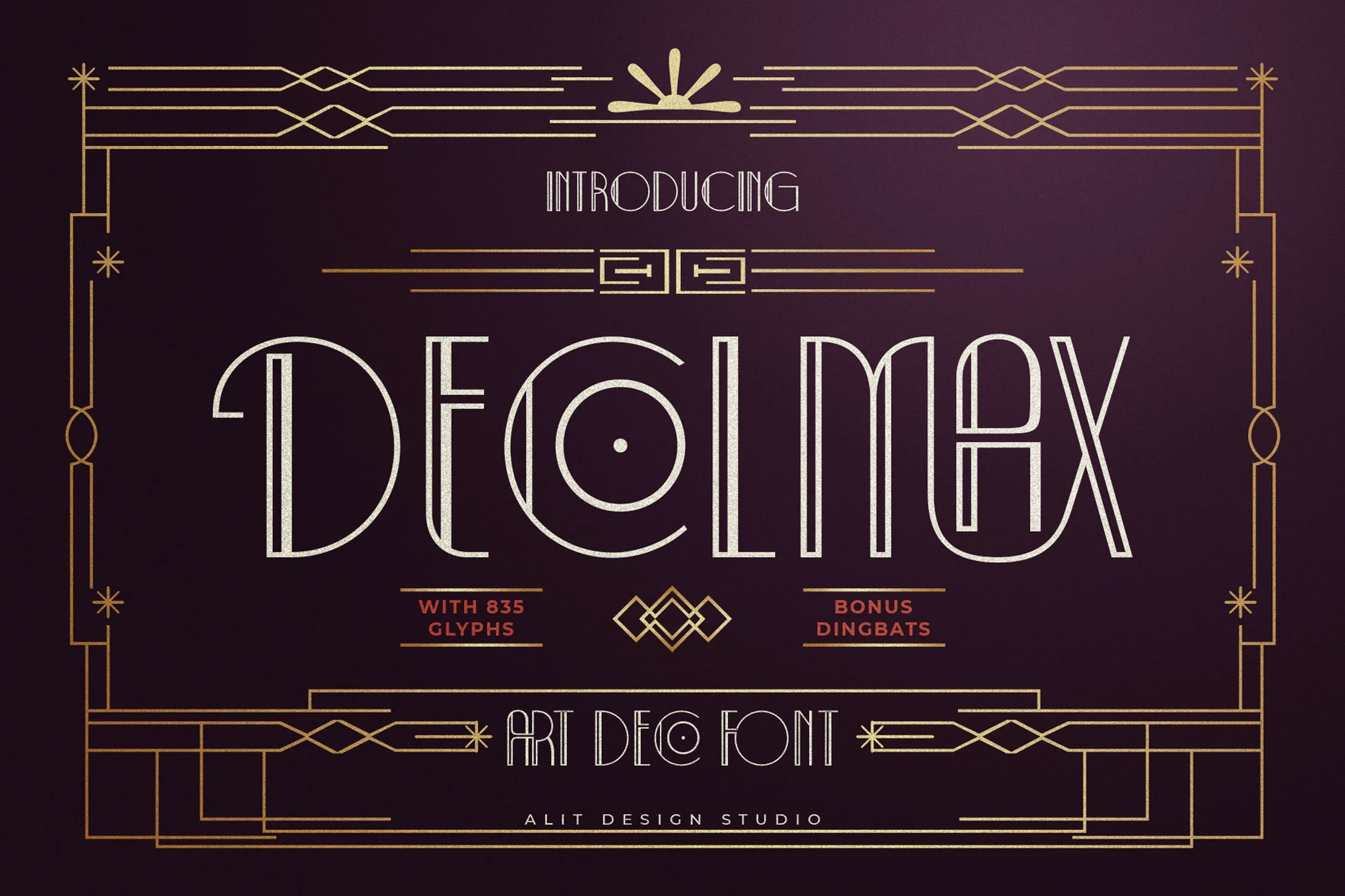 Decolmax - Art Deco Font