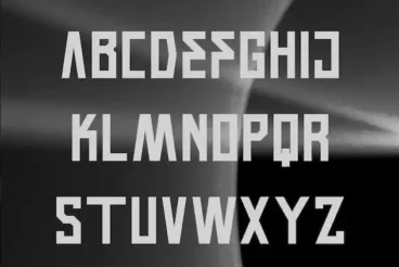 First alternate image for Defrozo Block Letter Font