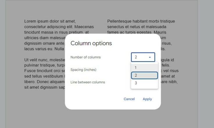 How to Make Columns in Google Docs | Design Shack