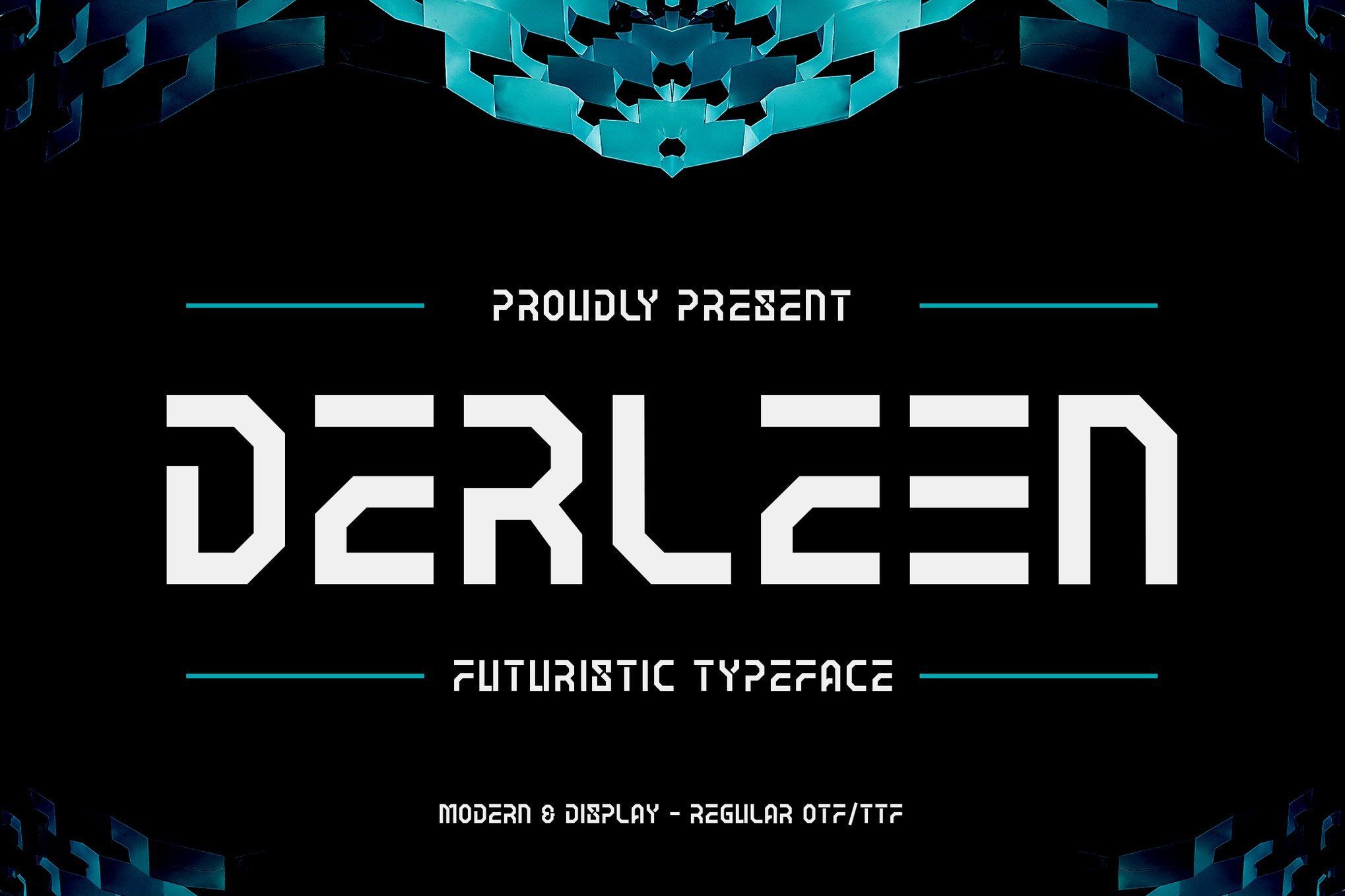 Derleen - Futuristic Dynamic Font