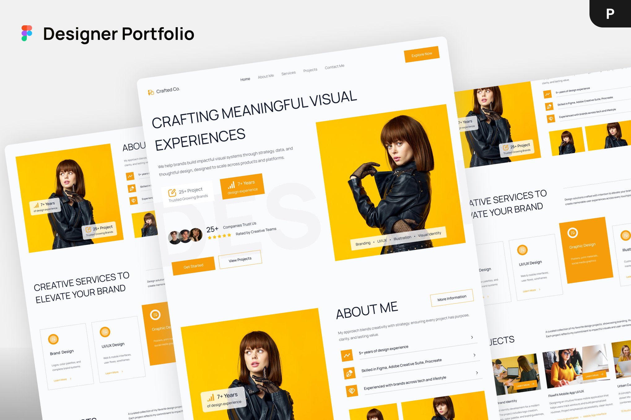 Designer Portfolio Template for Figma