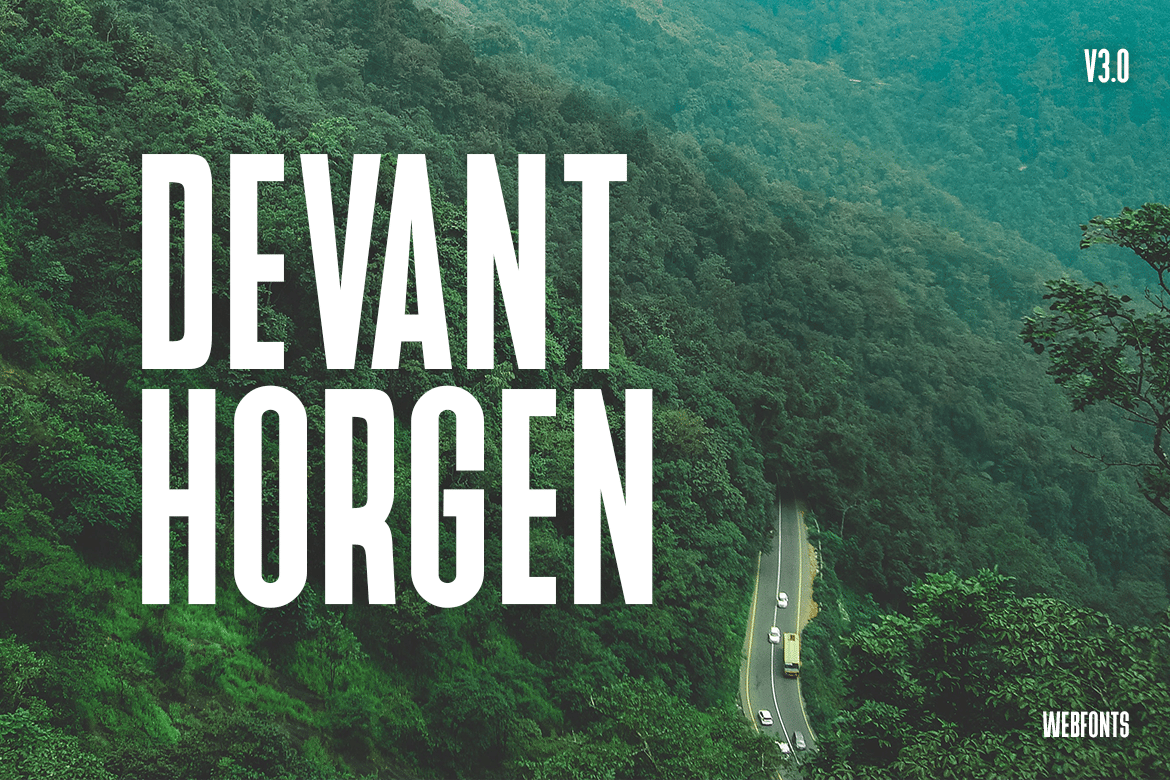 Devant Horgen - Tall Font for Captions