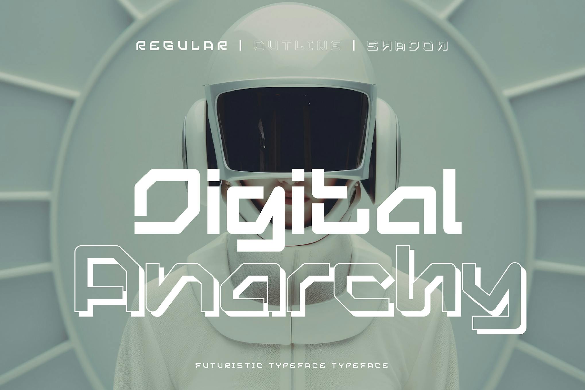 Digital Anarchy - Futuristic Digital Font