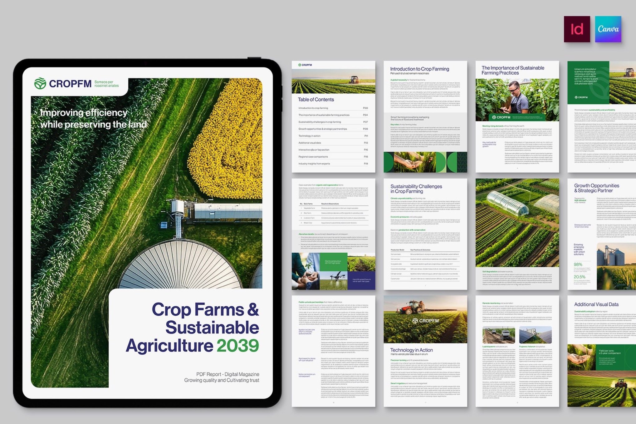 Digital Corporate White Paper Brochure Template