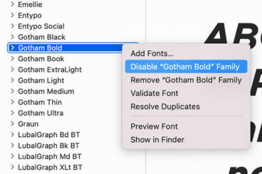 add font for mac