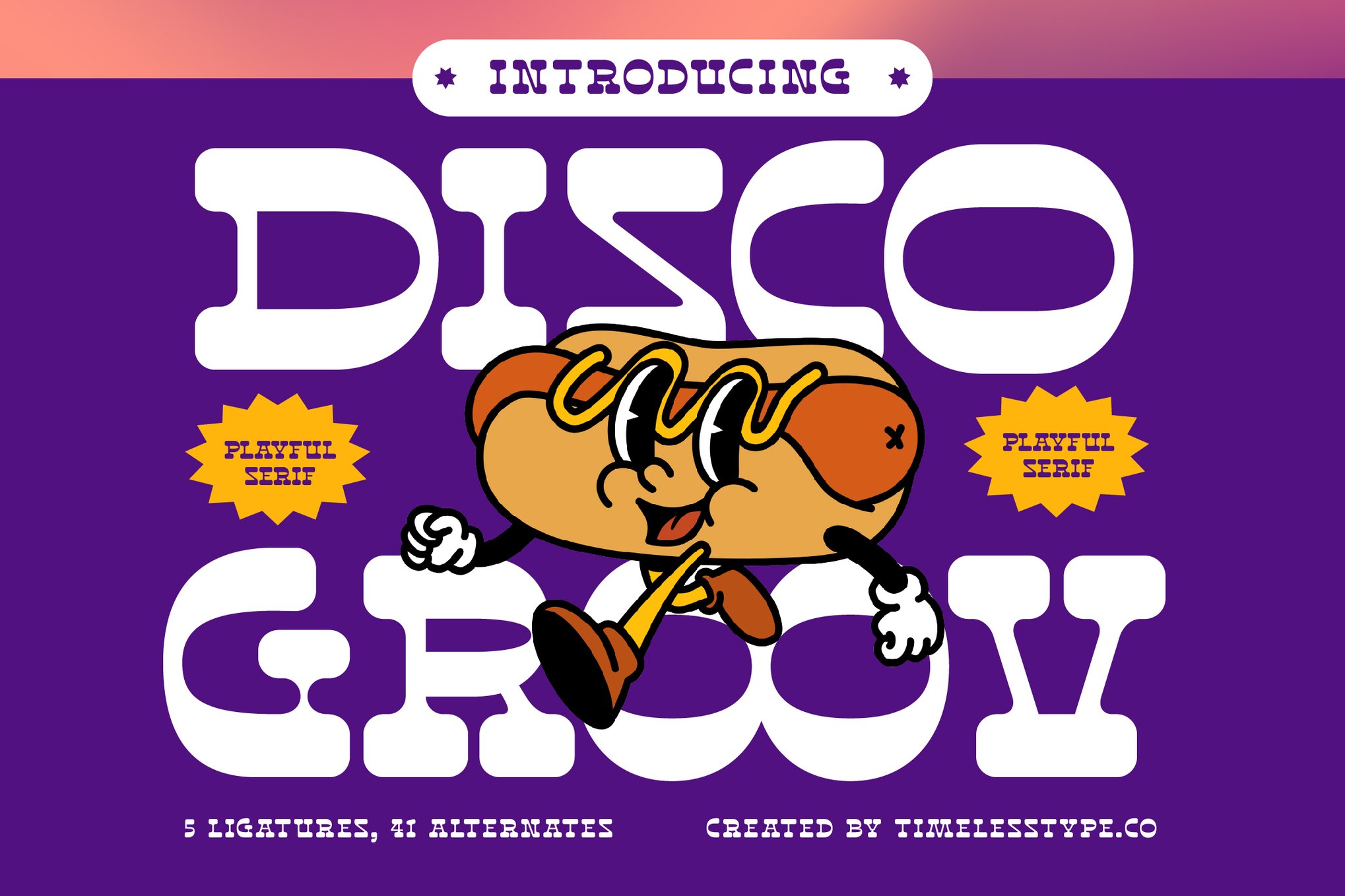 Disco Groov - Playful Serif Font