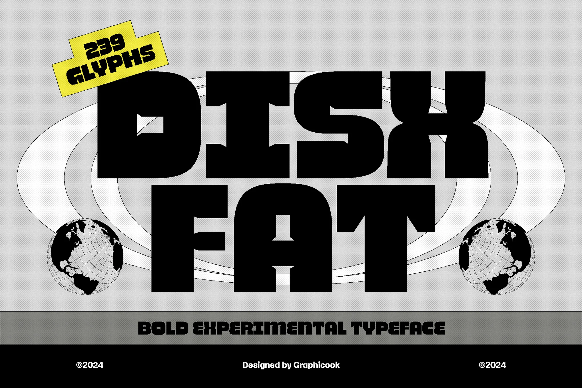 Disxfat - Bold Experimental Font