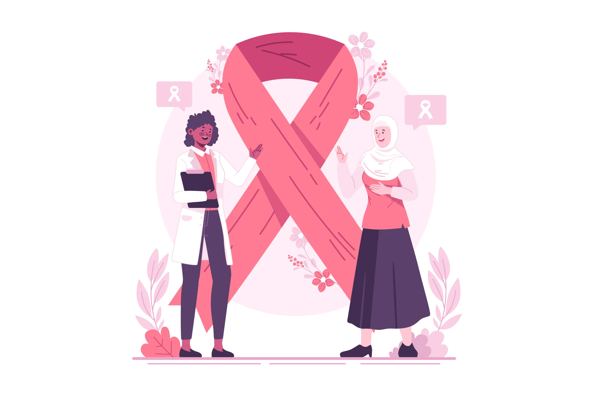 Diversity Breast Cancer Awareness Template